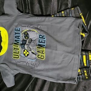 The Children's Place Gamer Pajama Set - Gray and Yellow